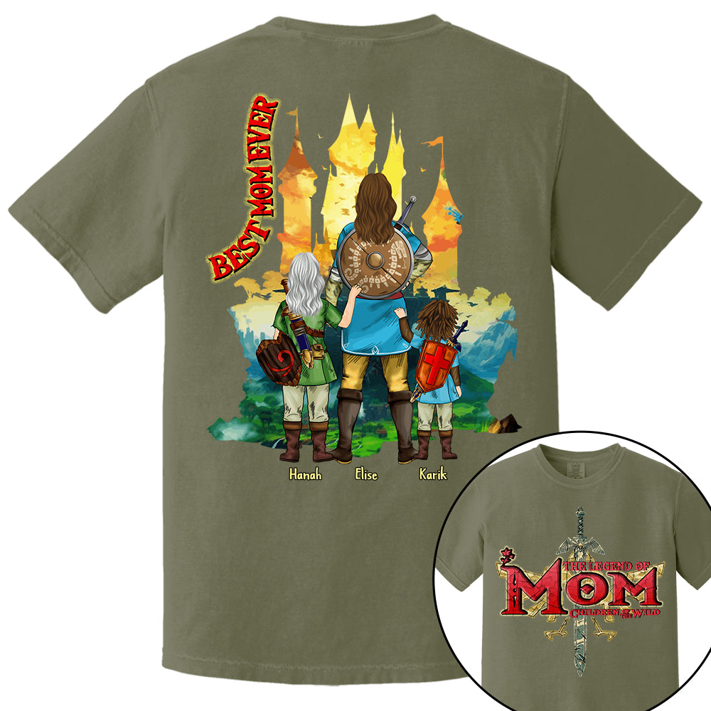 Custom The Legend of Mom Echoes of Wisdom Shirt - Best Mom Ever - Mother's Day 2025 Personalized Shirt Nh00