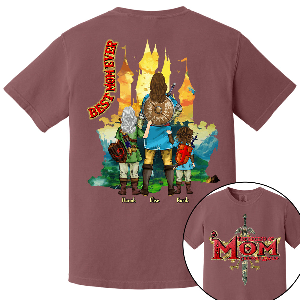 Custom The Legend of Mom Echoes of Wisdom Shirt - Best Mom Ever - Mother's Day 2025 Personalized Shirt Nh00