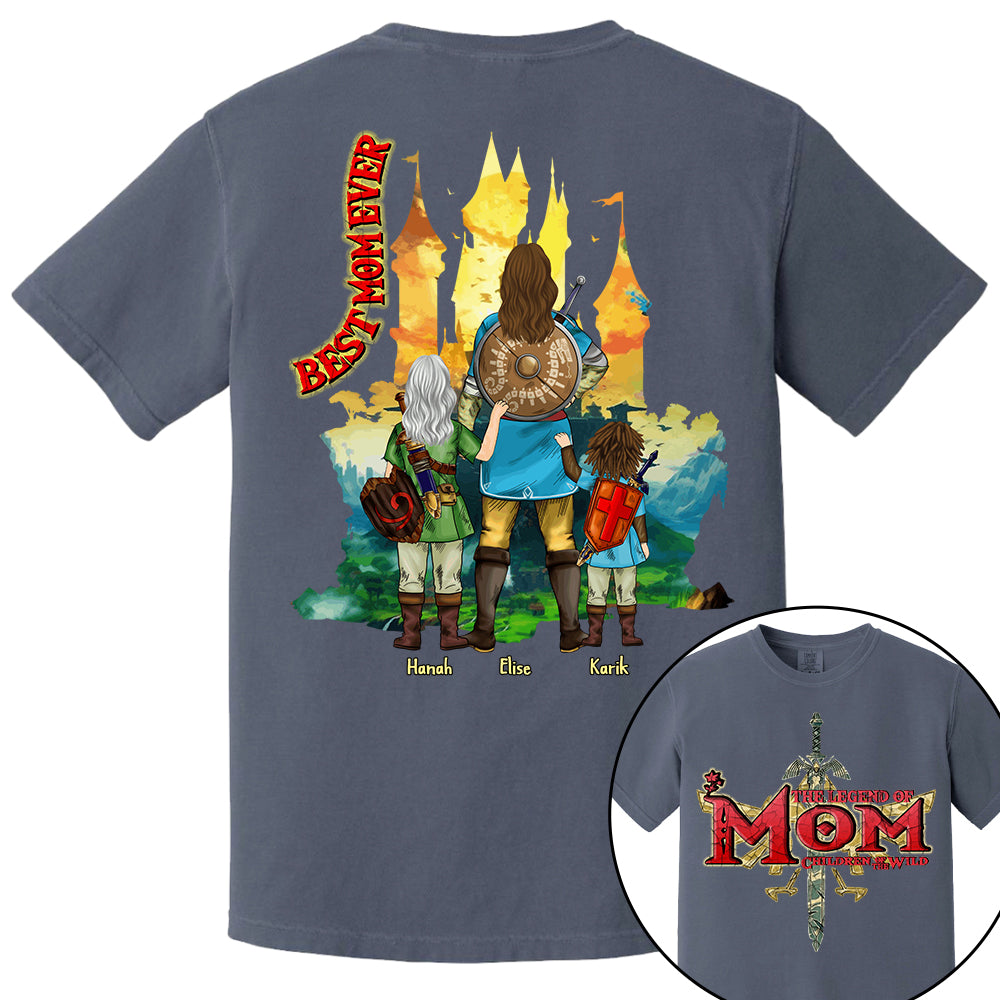 Custom The Legend of Mom Echoes of Wisdom Shirt - Best Mom Ever - Mother's Day 2025 Personalized Shirt Nh00