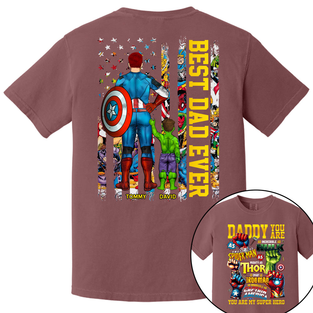 Daddy You Are, Best Dad Ever, Personalized Shirt, Custom Father's Day Gift 2025 T1807 Pt99