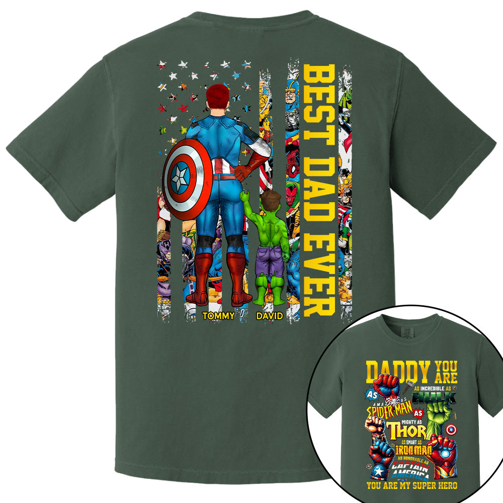 Daddy You Are, Best Dad Ever, Personalized Shirt, Custom Father's Day Gift 2025 T1807 Pt99