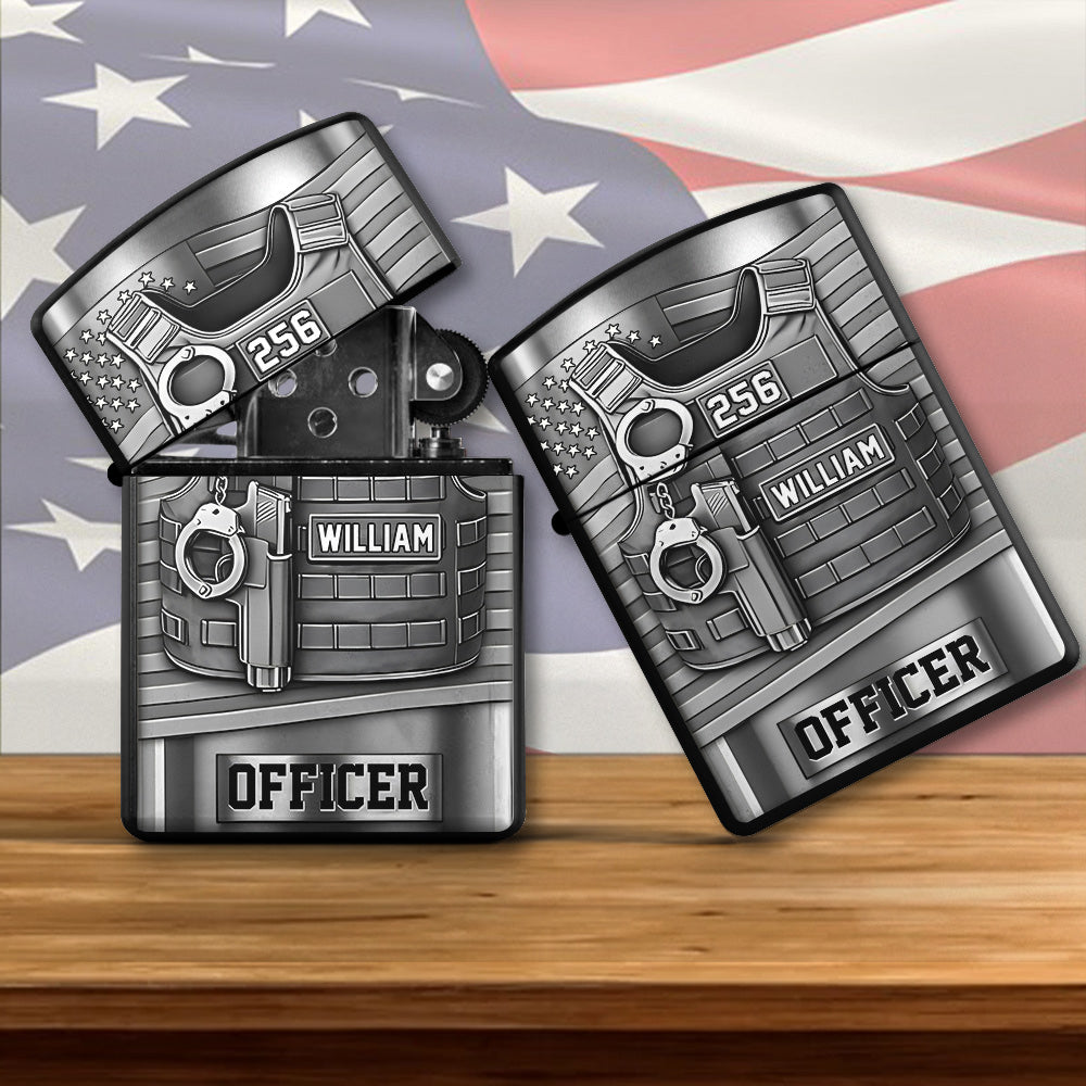 Serve And Protect, Custom Police Officer Lighter, Gift For Police T1807 