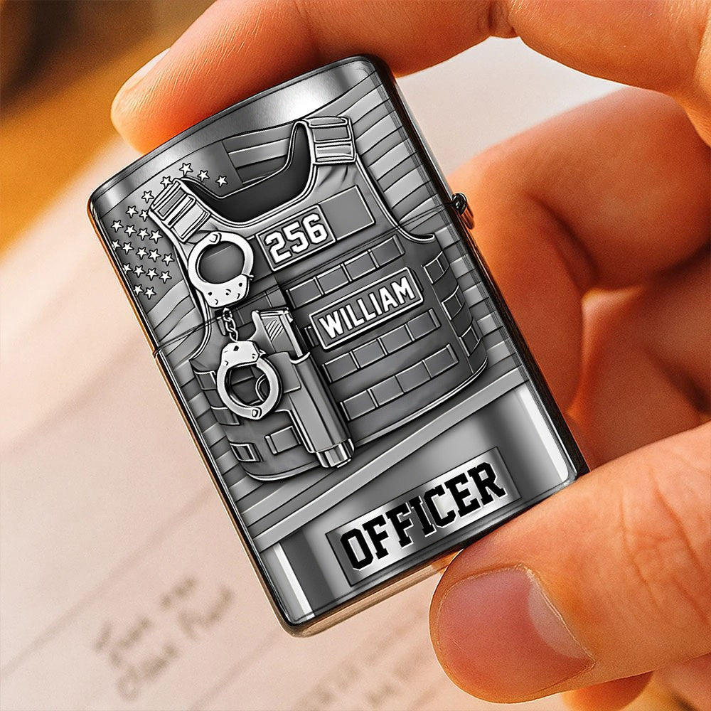 Serve And Protect, Custom Police Officer Lighter, Gift For Police T1807 