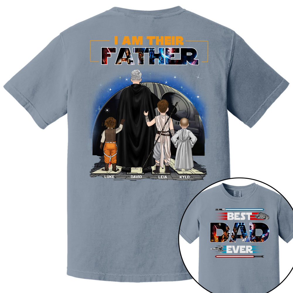 Best Dad Ever - I Am Their Father Personalized Shirt For Dad