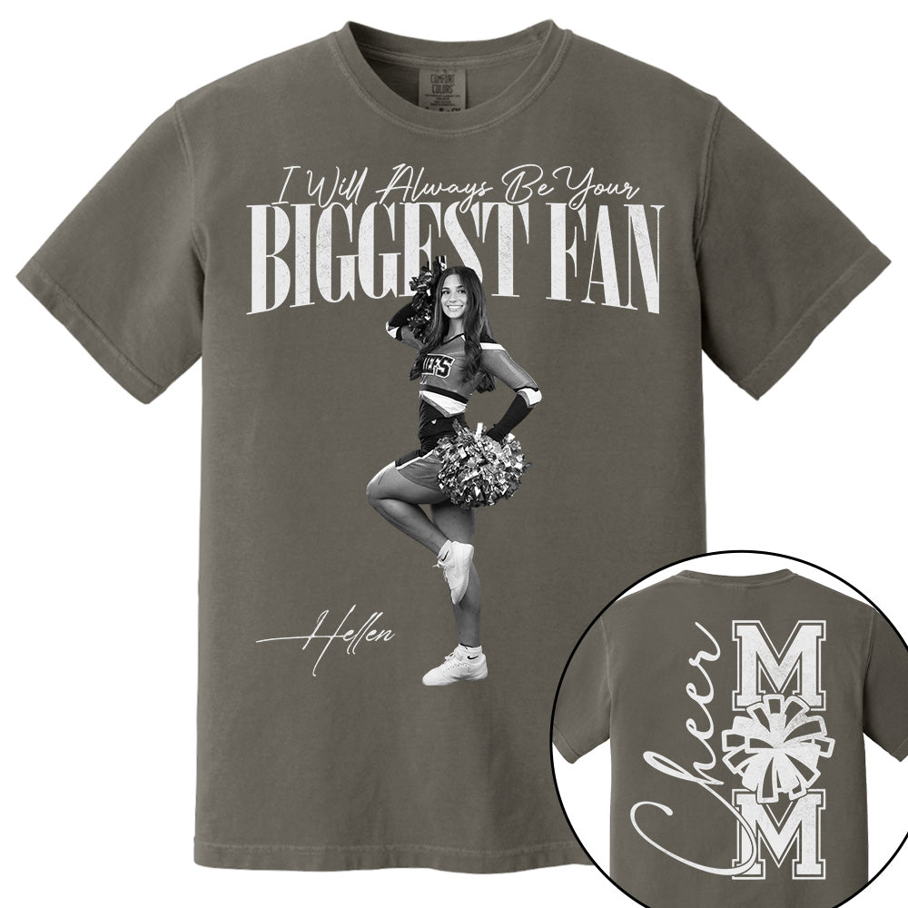 I'll Always Be Your Biggest Fan - Washed Tee Retro Bootleg Shirt For Cheerleading Vr2 Na02 Do99