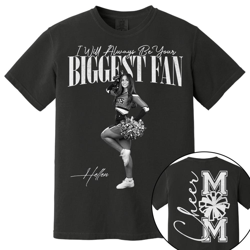 I'll Always Be Your Biggest Fan - Washed Tee Retro Bootleg Shirt For Cheerleading Vr2 Na02 Do99