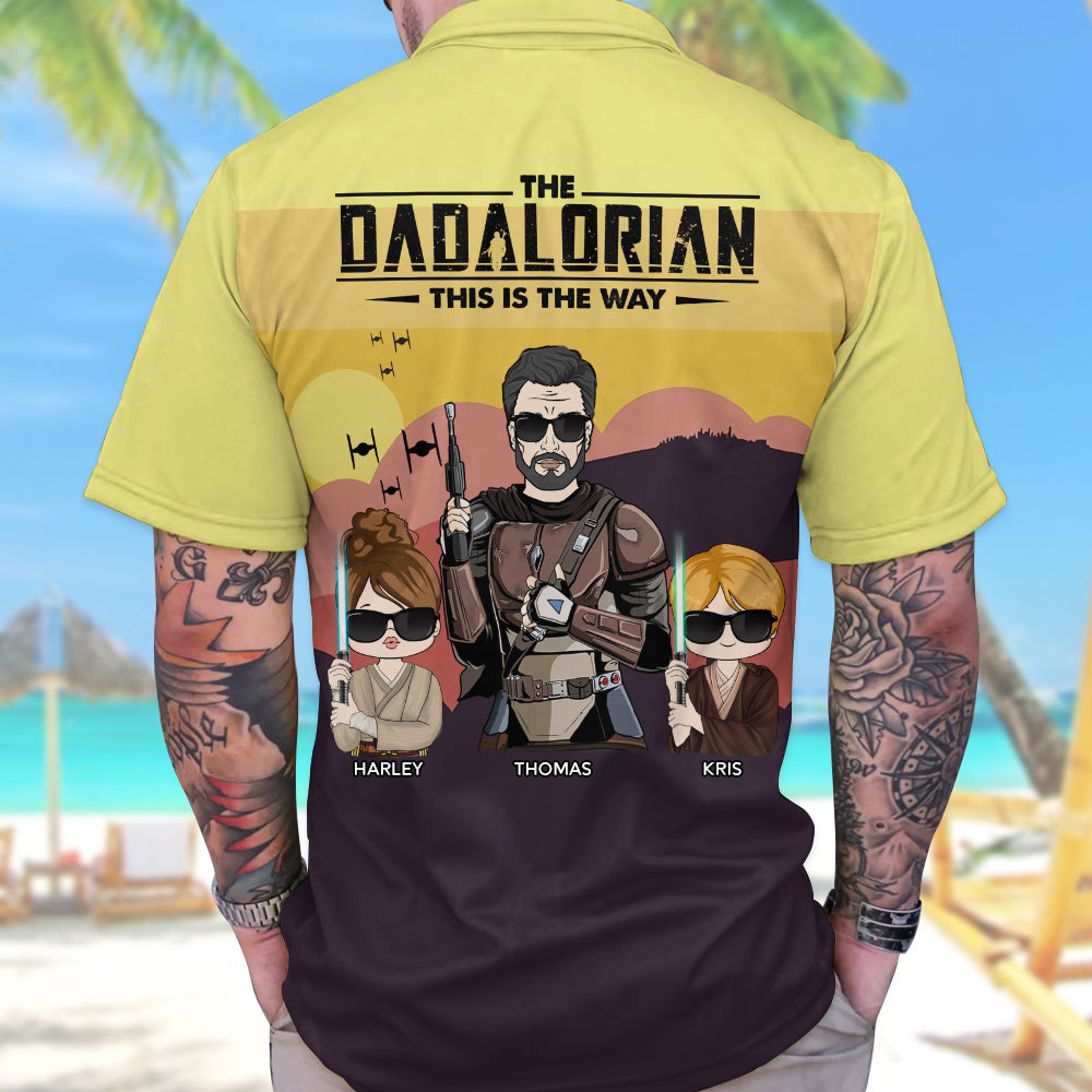 The Dadalorian This Is The Way Custom Hawaiian Shirt For Dad