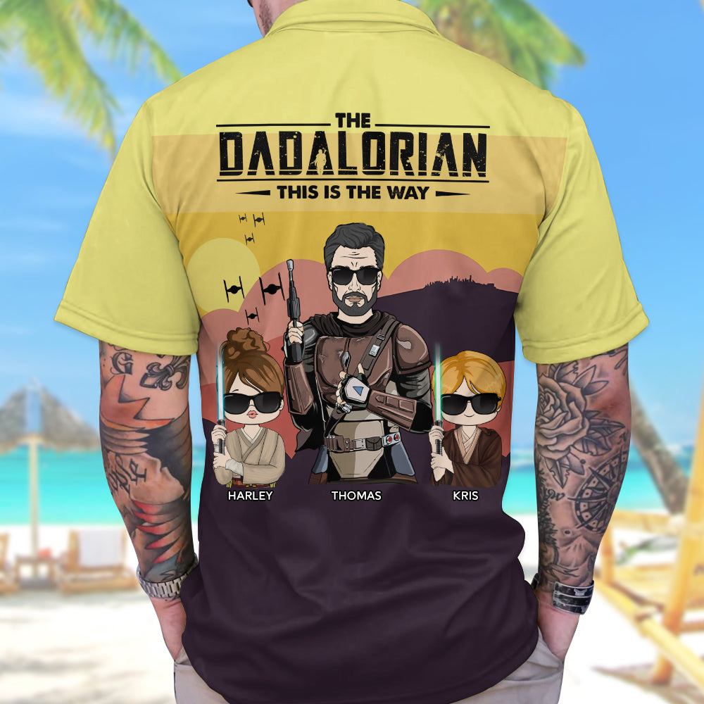 The Dadalorian This Is The Way Custom Hawaiian Shirt For Dad