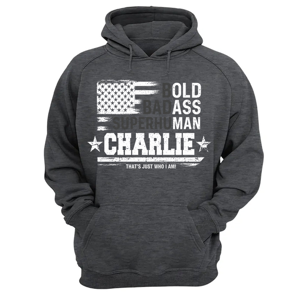 Personalized Dad Bold Badass Shirt,   Father's Day, Gift For Dad L0411 VH01