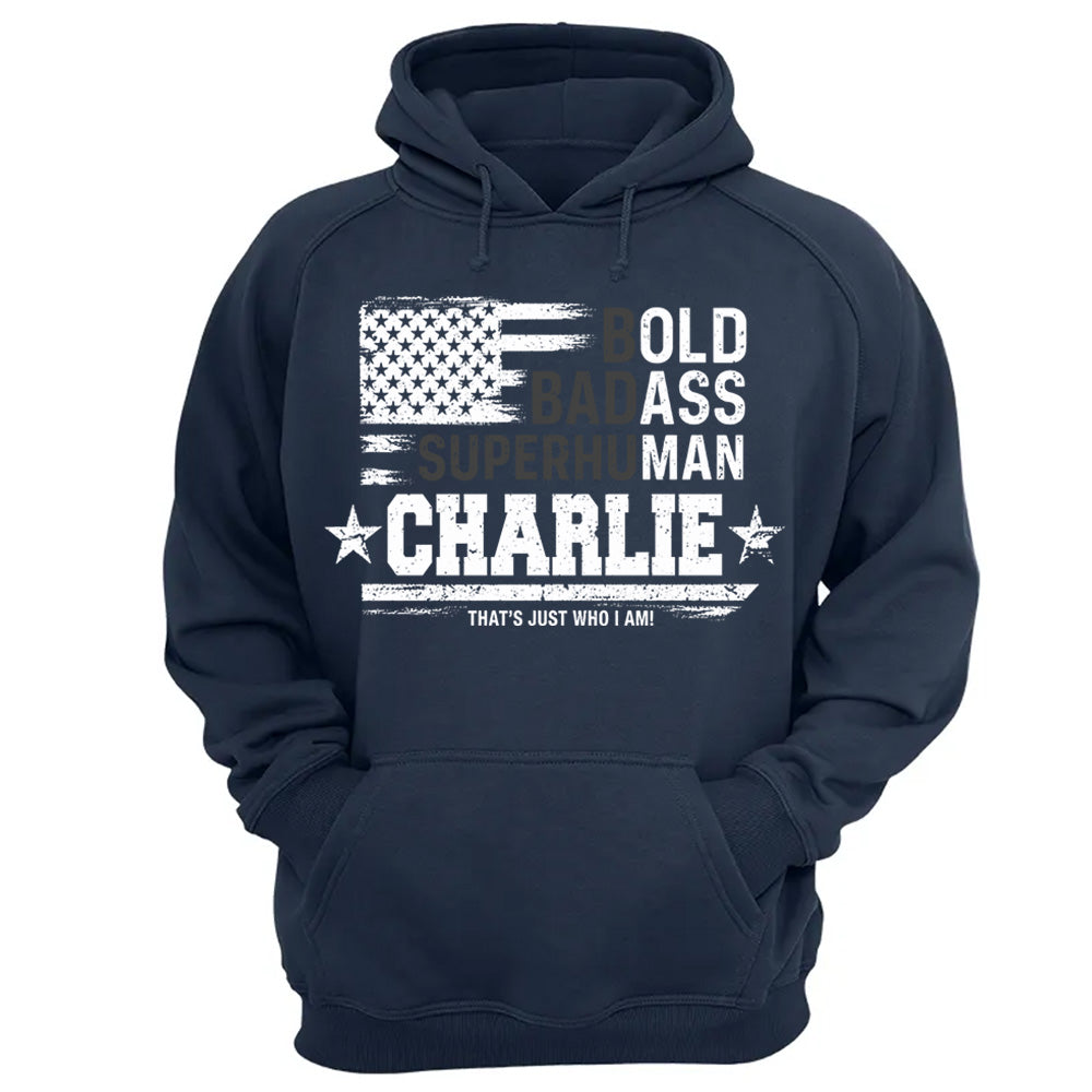 Personalized Dad Bold Badass Shirt,   Father's Day, Gift For Dad L0411 VH01