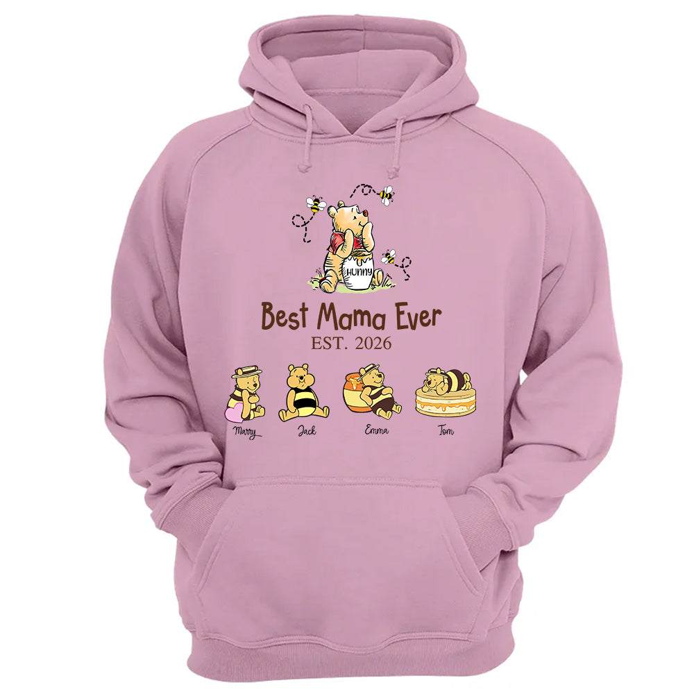 Mama Bear Best Mama Ever,  Mama Est, Personalized Sweatshirt Mama Bear, Grandma Bear, Gifts For Mom, Gift For Grandma, Gifts For Mother's Day