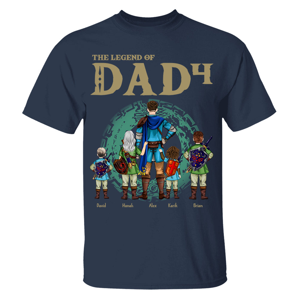 Personalized The Legend Of Dad Shirt Dad 3 Shirt, Father's Day Gift
