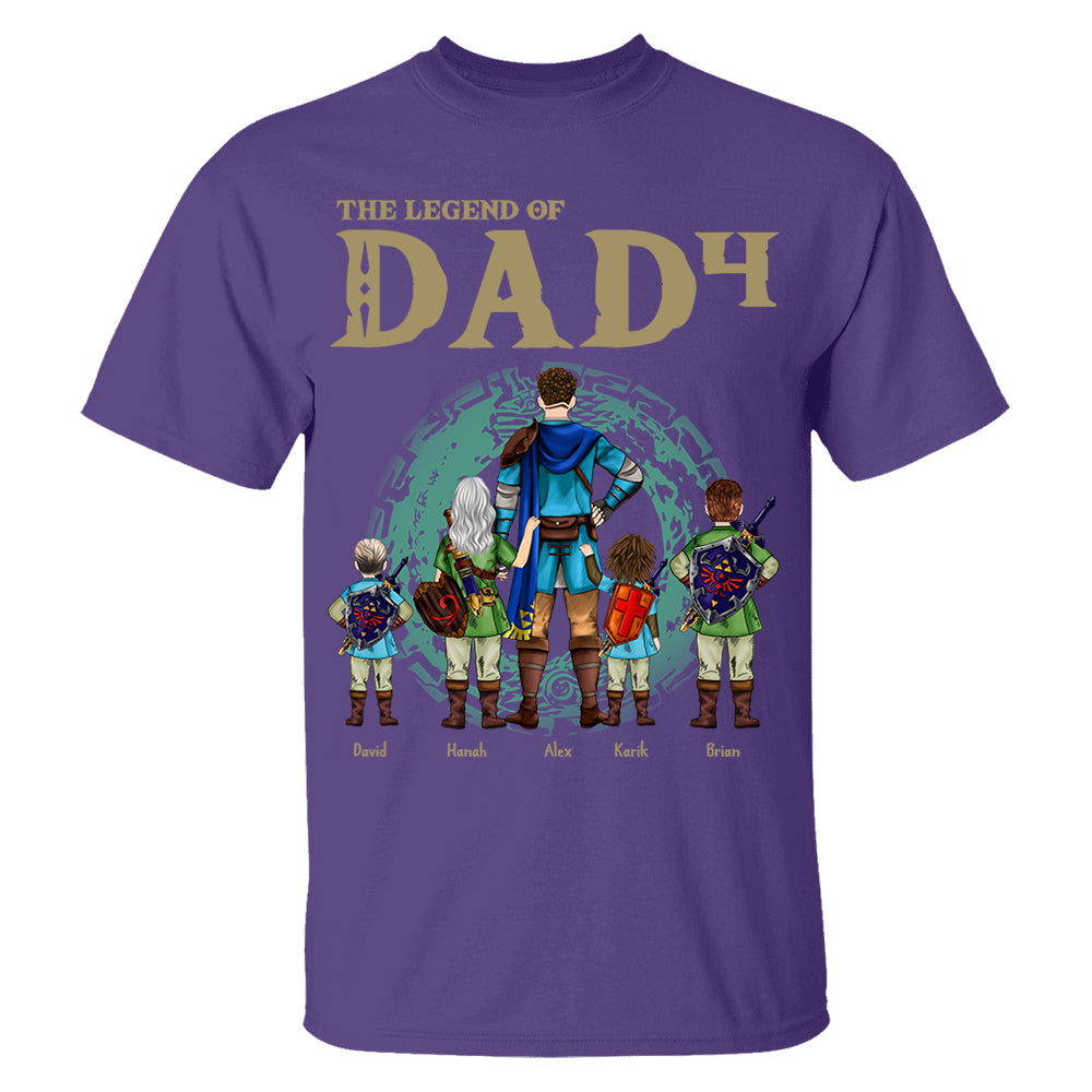 Personalized The Legend Of Dad Shirt Dad 3 Shirt, Father's Day Gift