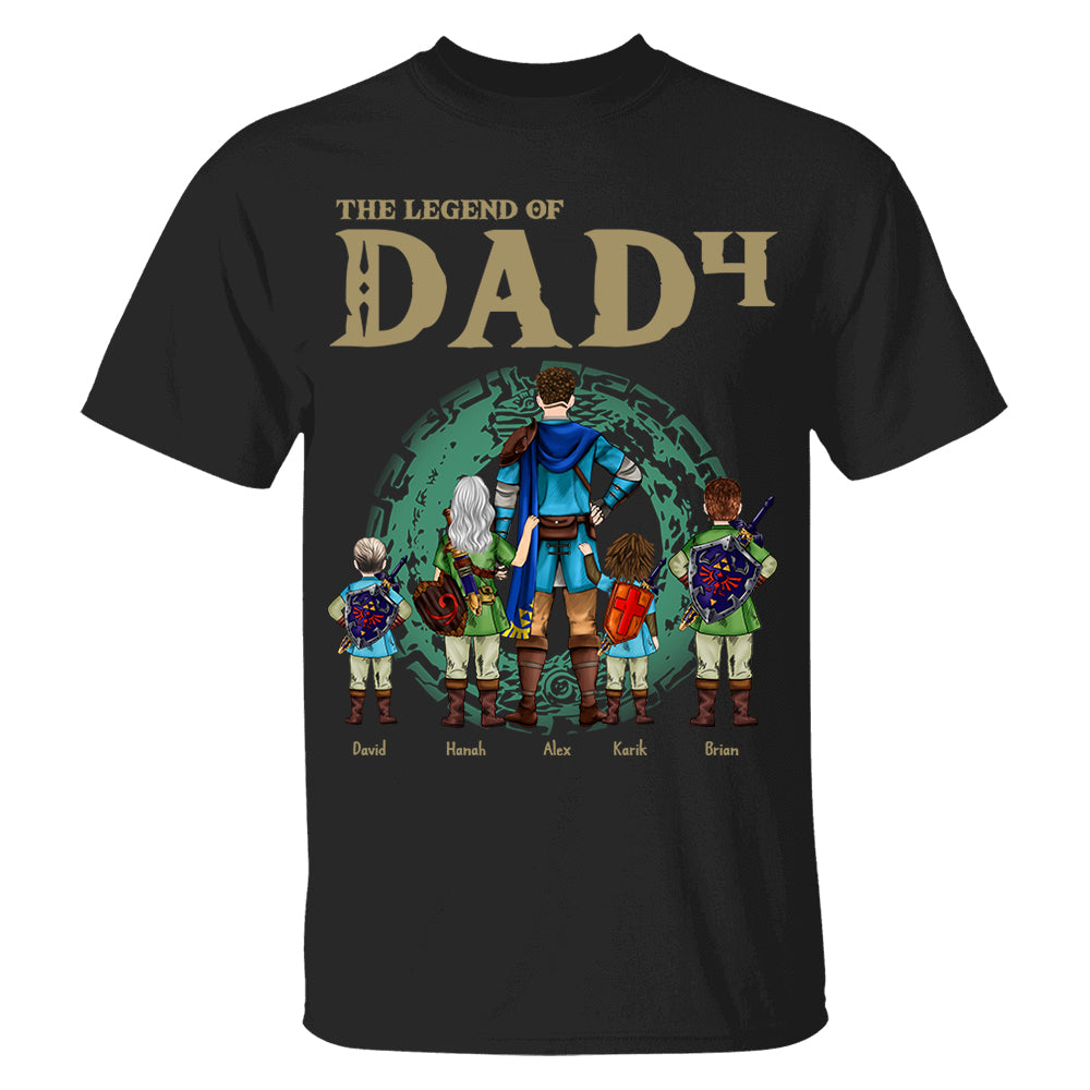 Personalized The Legend Of Dad Shirt Dad 3 Shirt, Father's Day Gift