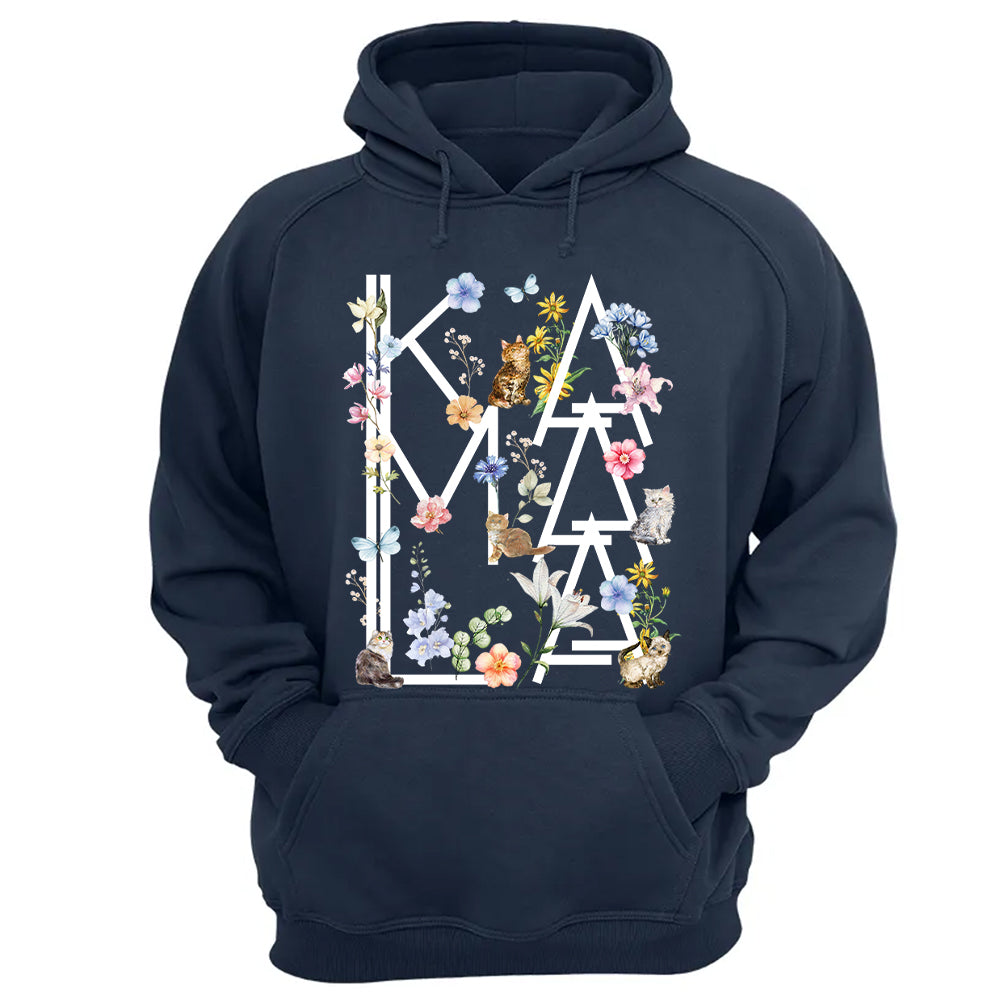 Botanical Cottagecore Cat Kamala Shirt