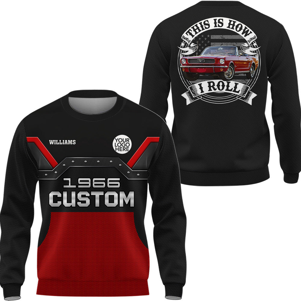 Personalized Photo Car Shirt - Gift for Father's Day, Car Lovers A2110
