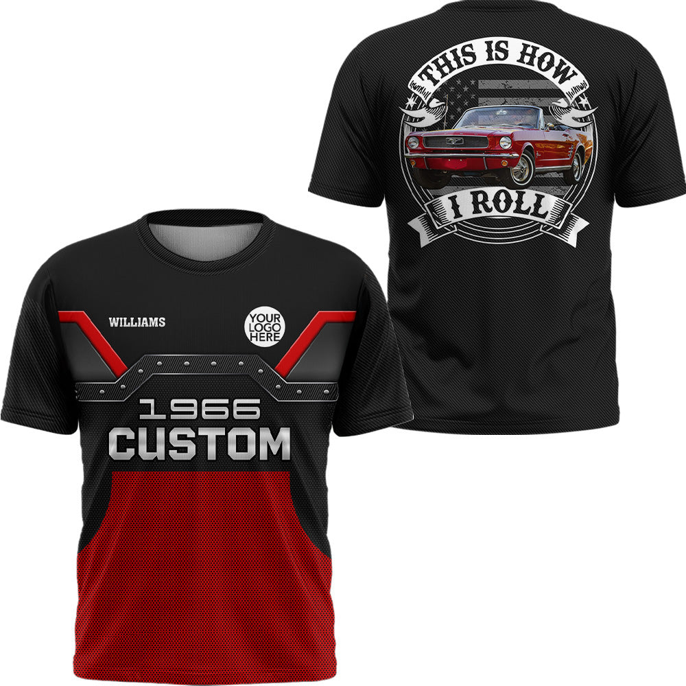 Personalized Photo Car Shirt - Gift for Father's Day, Car Lovers A2110