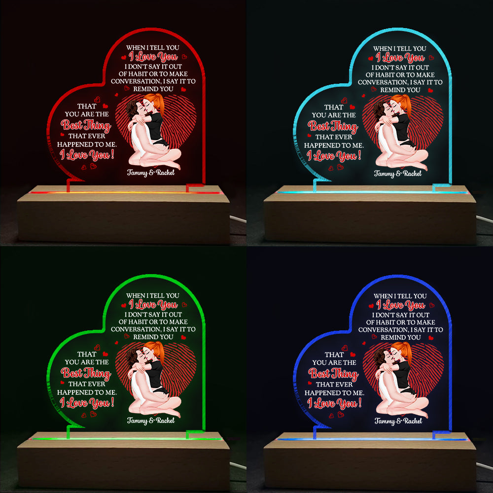You Are The Best Thing - LED Light For Couples - Personalized Gift For Your Love NA04 TU20
