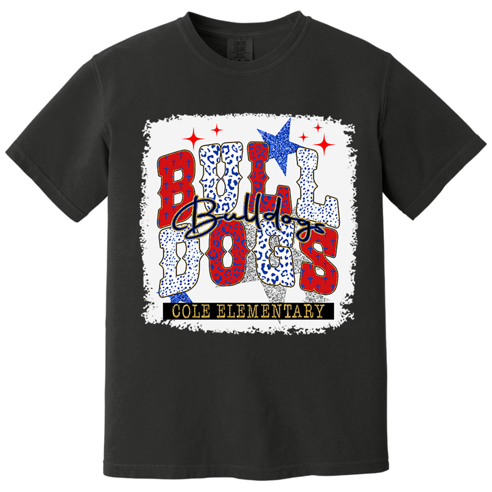 Personalized Gameday Shirt -  Custom Mascot Leopard Pattern - T-Shirt For Teacher NA04 DNG11