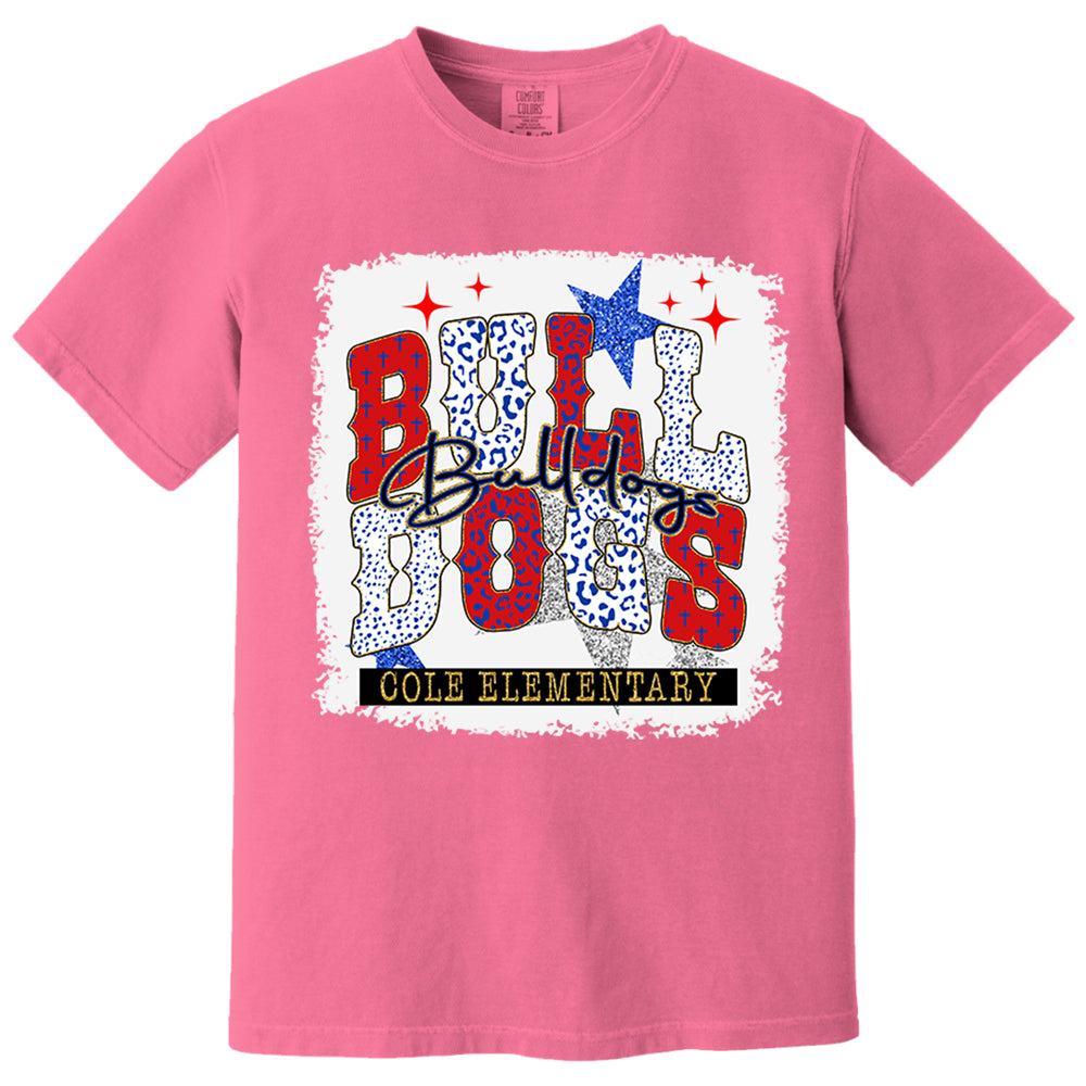 Personalized Gameday Shirt -  Custom Mascot Leopard Pattern - T-Shirt For Teacher NA04 DNG11