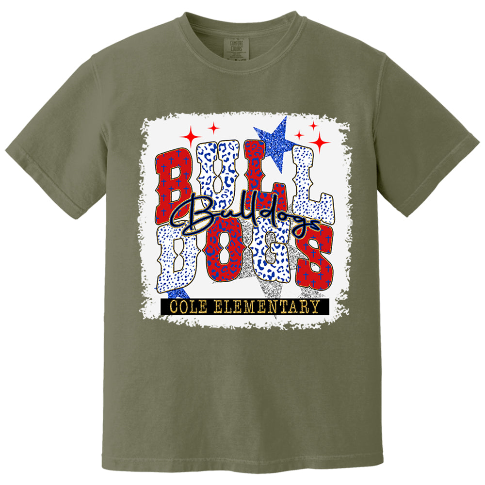 Personalized Gameday Shirt -  Custom Mascot Leopard Pattern - T-Shirt For Teacher NA04 DNG11