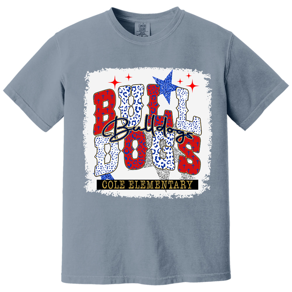 Personalized Gameday Shirt -  Custom Mascot Leopard Pattern - T-Shirt For Teacher NA04 DNG11