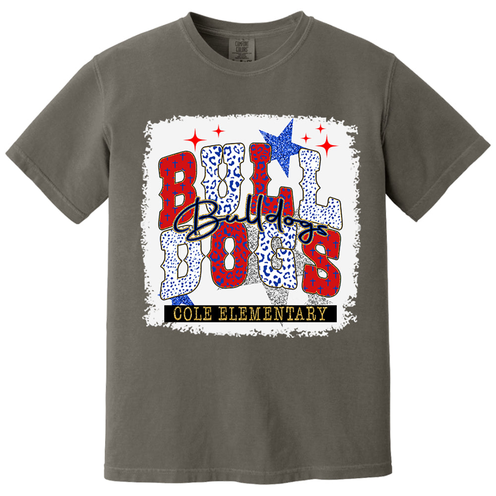 Personalized Gameday Shirt -  Custom Mascot Leopard Pattern - T-Shirt For Teacher NA04 DNG11