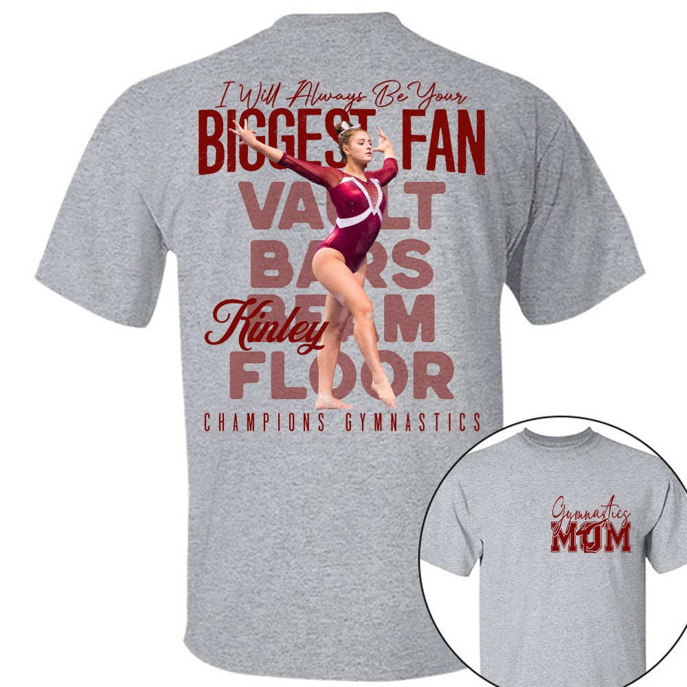 That's My Girl -Custom Photo Gymnast Shirt - Gymnastics Mom, Dad, Family Shirt Vrs2 A2110
