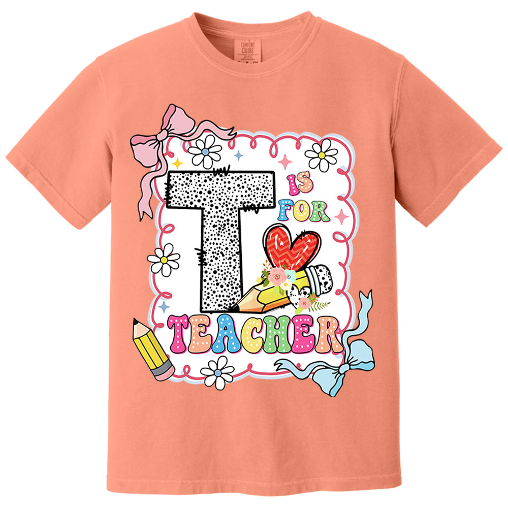Preppy Teacher First Day of School Personalized Pre-k 1st/2nd/3rd/4th Grade,...Teacher Shirt A2110 Nh00
