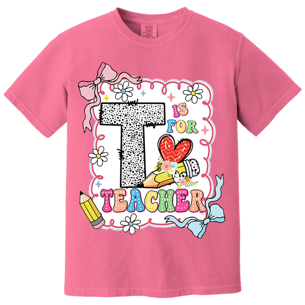 Preppy Teacher First Day of School Personalized Pre-k 1st/2nd/3rd/4th Grade,...Teacher Shirt A2110 Nh00