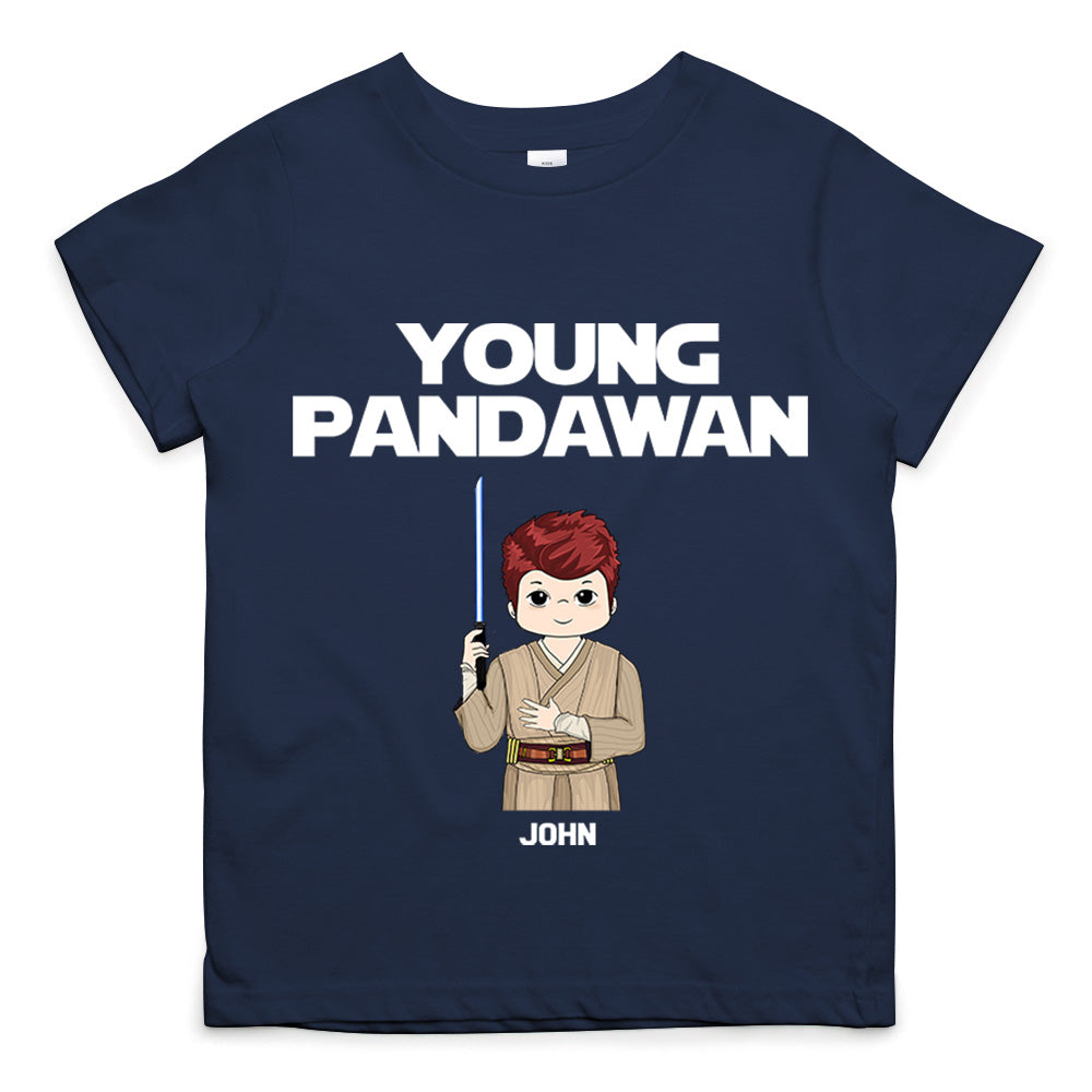 Jedi Master & Young Pandawan Personalized Matching Shirt - Father's Day Gift For New Dad