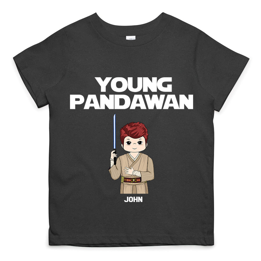 Jedi Master & Young Pandawan Personalized Matching Shirt - Father's Day Gift For New Dad