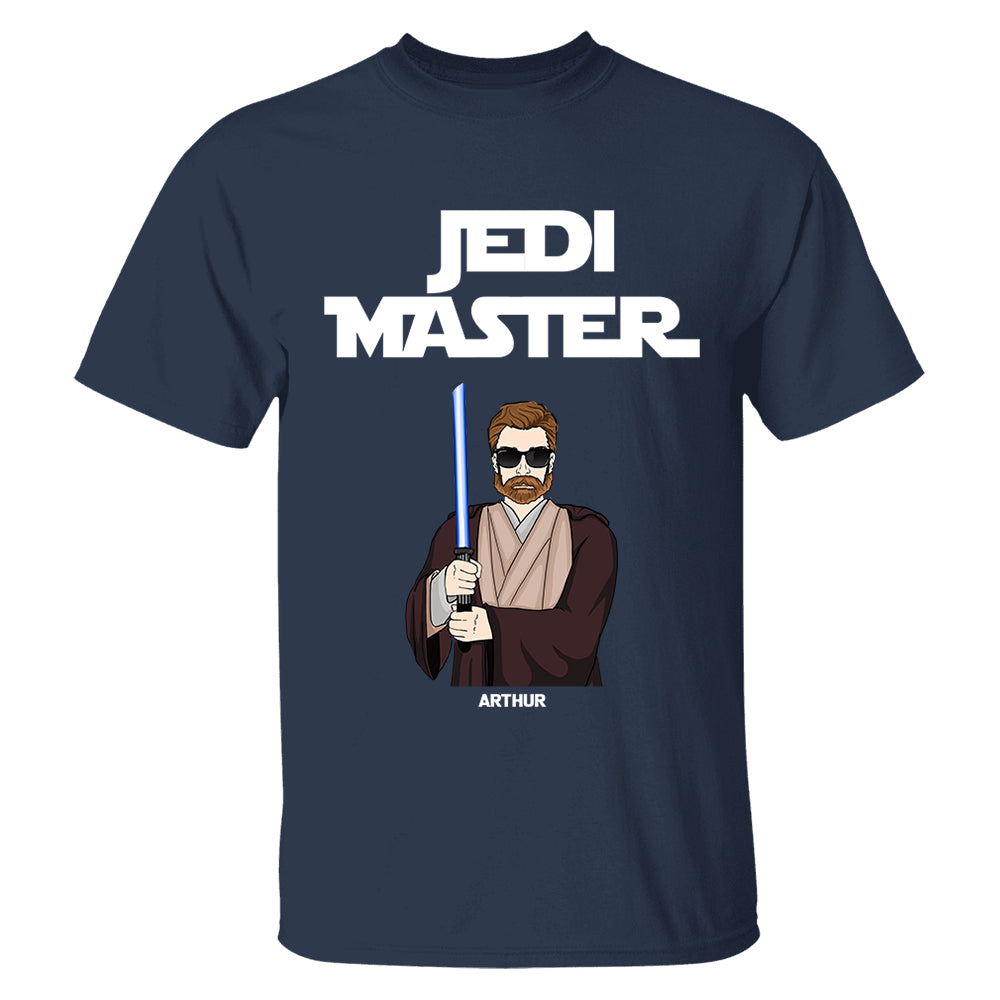 Jedi Master & Young Pandawan Personalized Matching Shirt - Father's Day Gift For New Dad