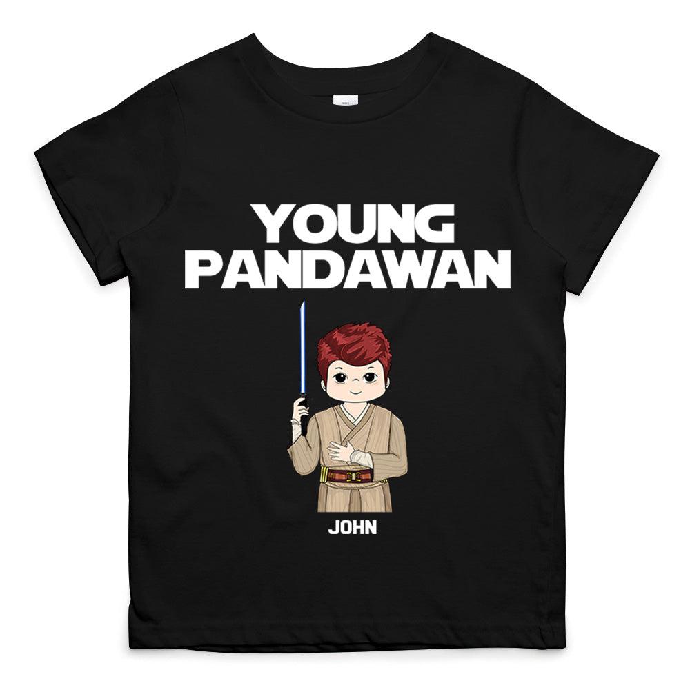 Jedi Master & Young Pandawan Personalized Matching Shirt - Father's Day Gift For New Dad