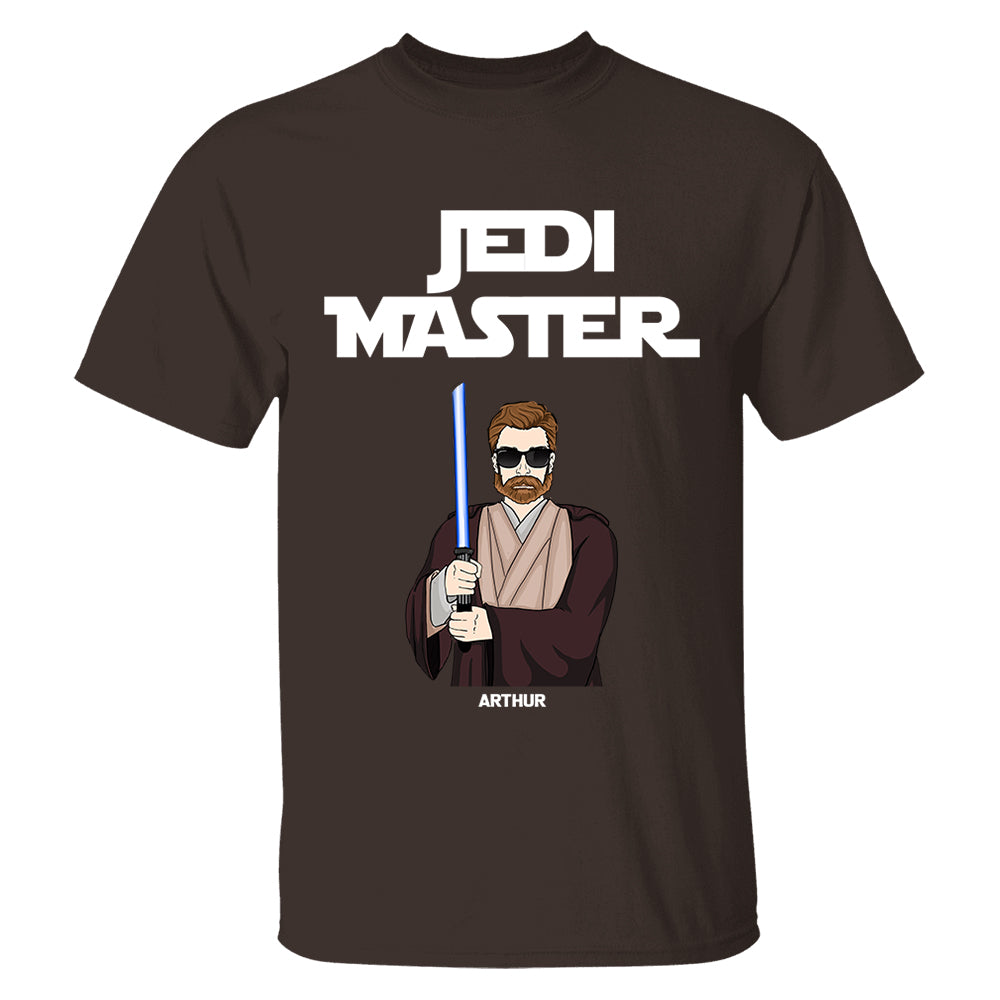 Jedi Master & Young Pandawan Personalized Matching Shirt - Father's Day Gift For New Dad