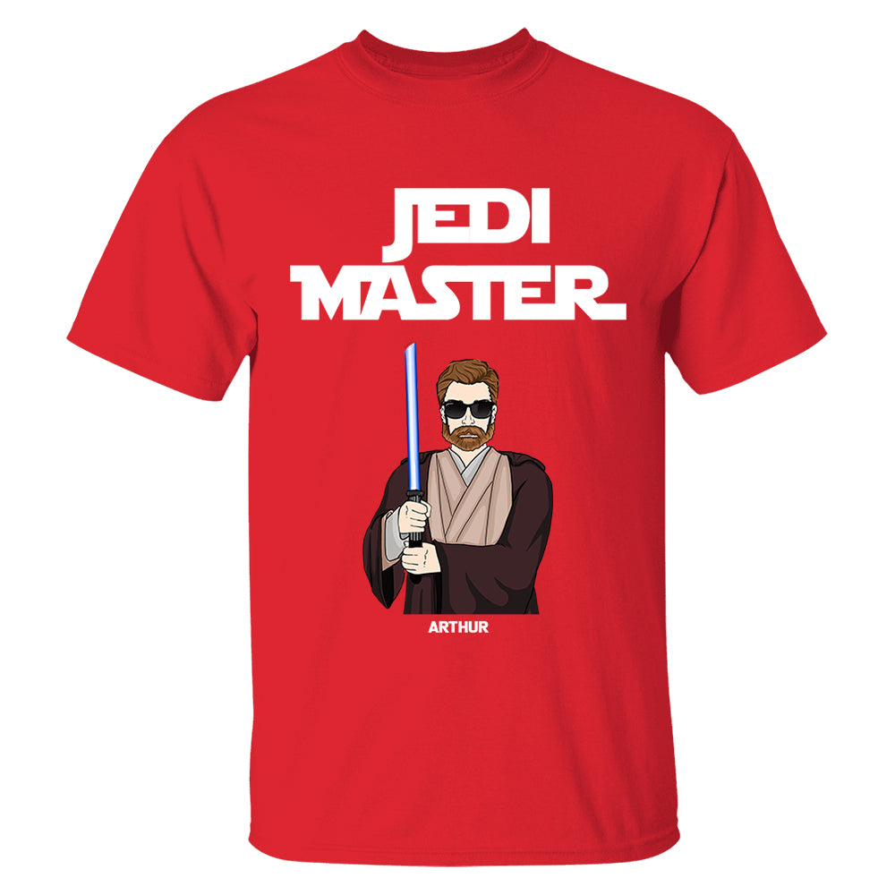 Jedi Master & Young Pandawan Personalized Matching Shirt - Father's Day Gift For New Dad