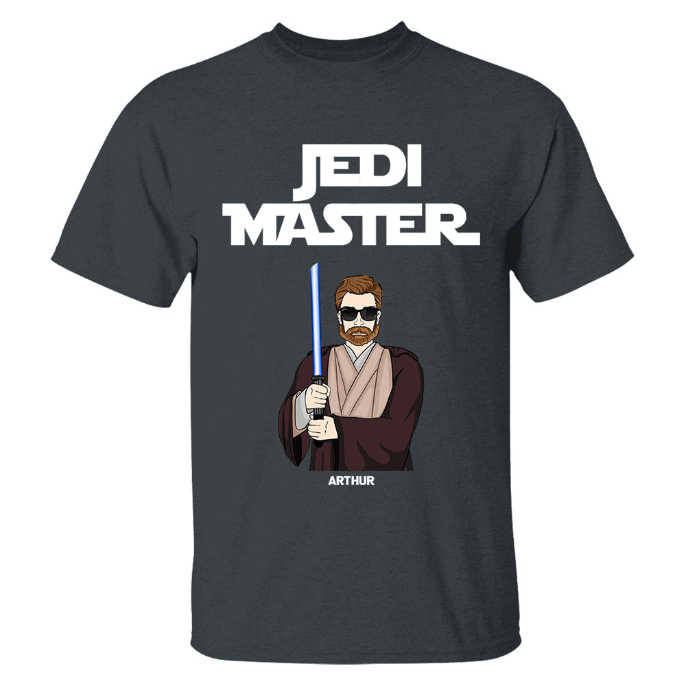 Jedi Master & Young Pandawan Personalized Matching Shirt - Father's Day Gift For New Dad