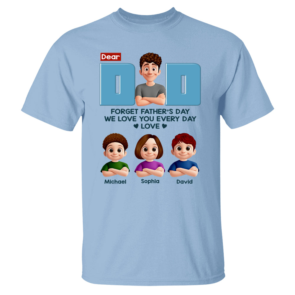 Best Dad Ever - Personalized Shirt For Dad Father Grandpa NA04 PT99