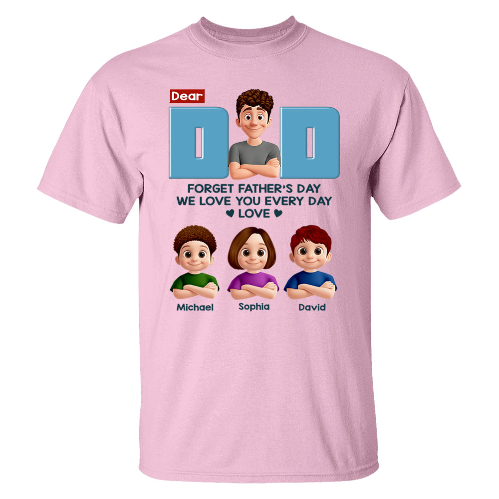 Best Dad Ever - Personalized Shirt For Dad Father Grandpa NA04 PT99
