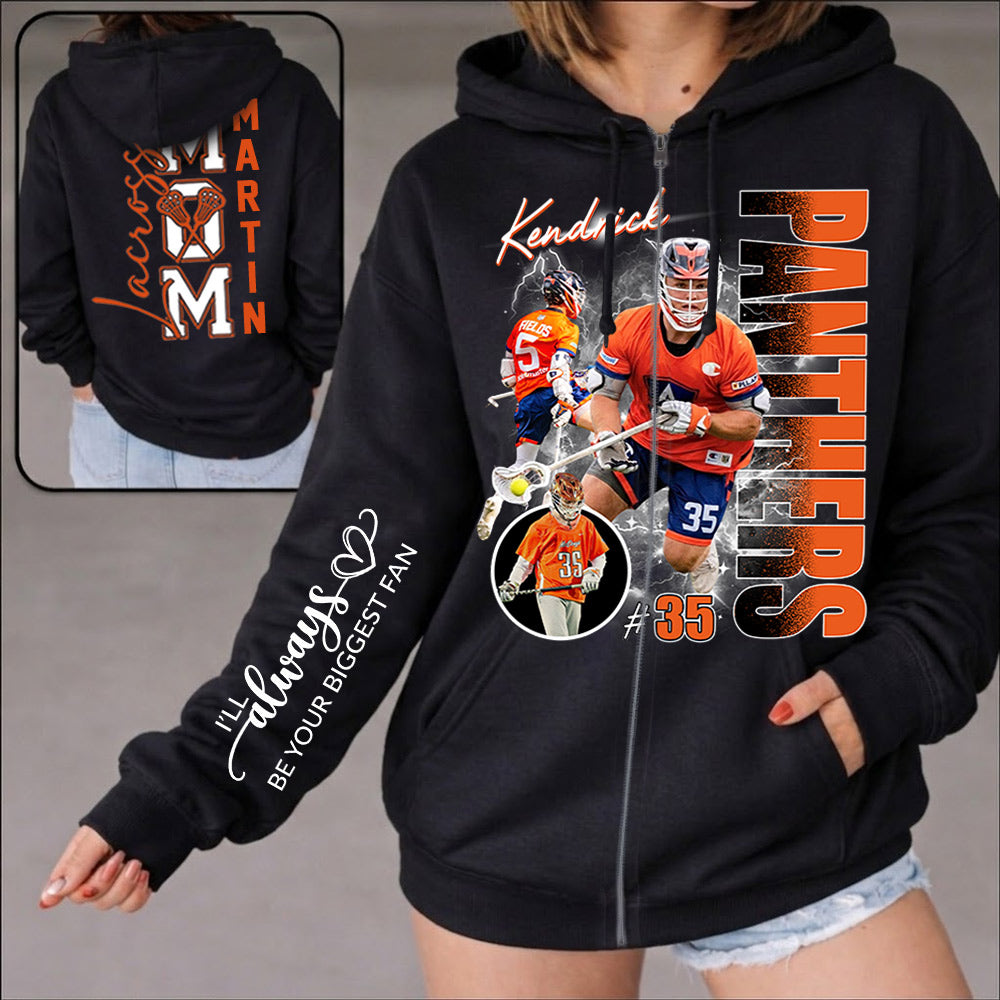 Lacrosse Mom - I'll Always Be Your Biggest Fan - Personalized Shirt For Lacrosse Lovers T1807