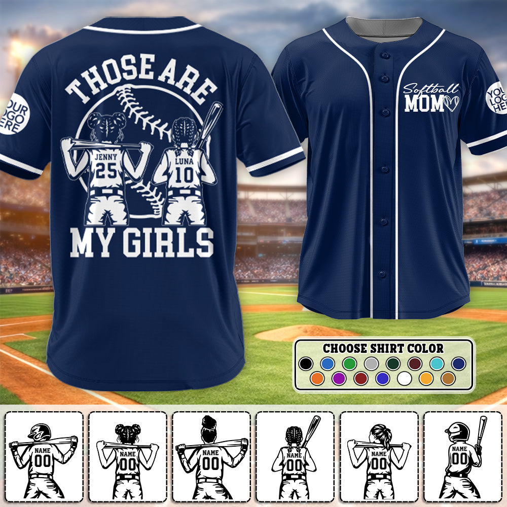 Softball Mom Jersey – Those Are My Boys - Personalized Softball Family Jersey NA04 Hv01
