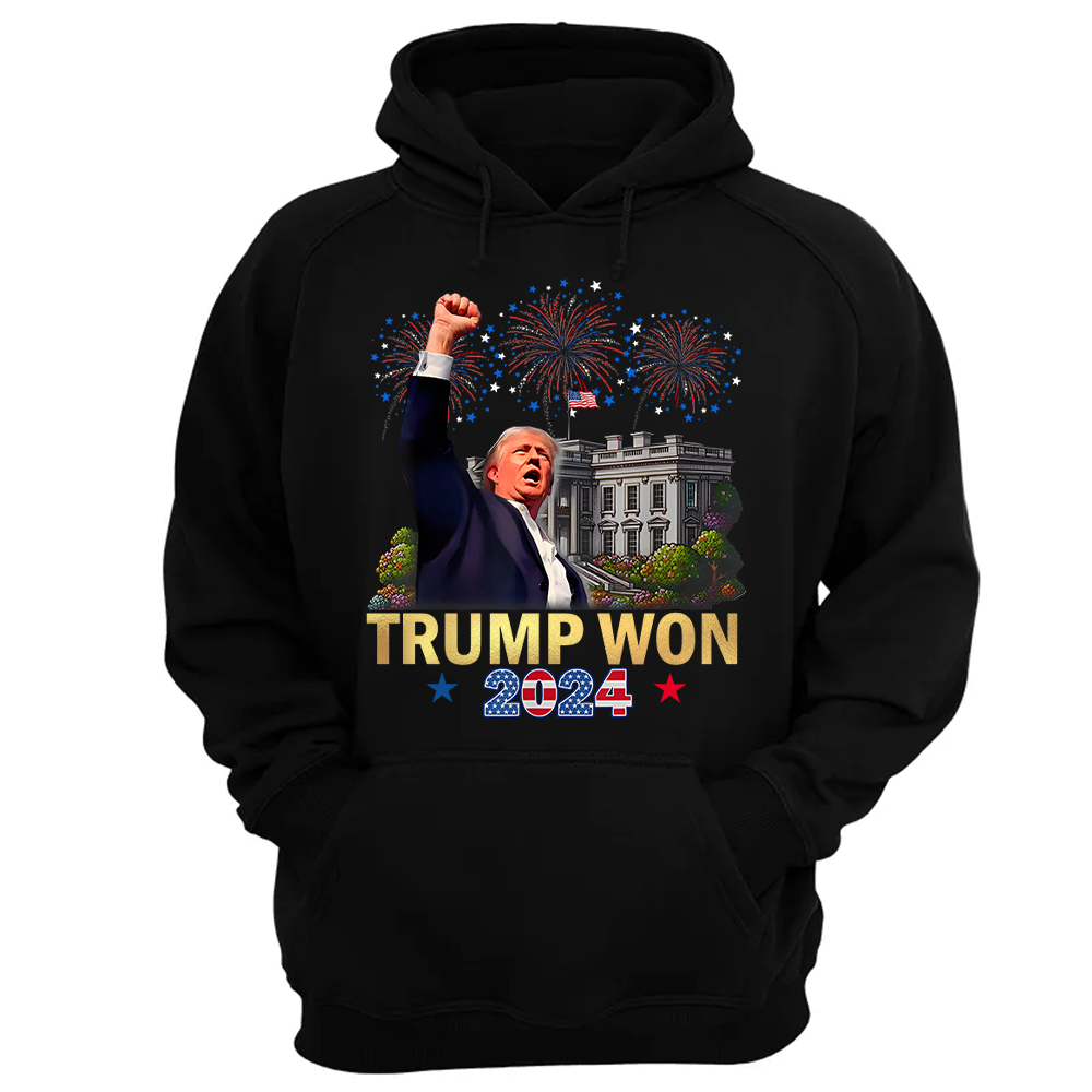 We Won, TRUMP won, Trump 47th President, Funny Donald Trump Designs