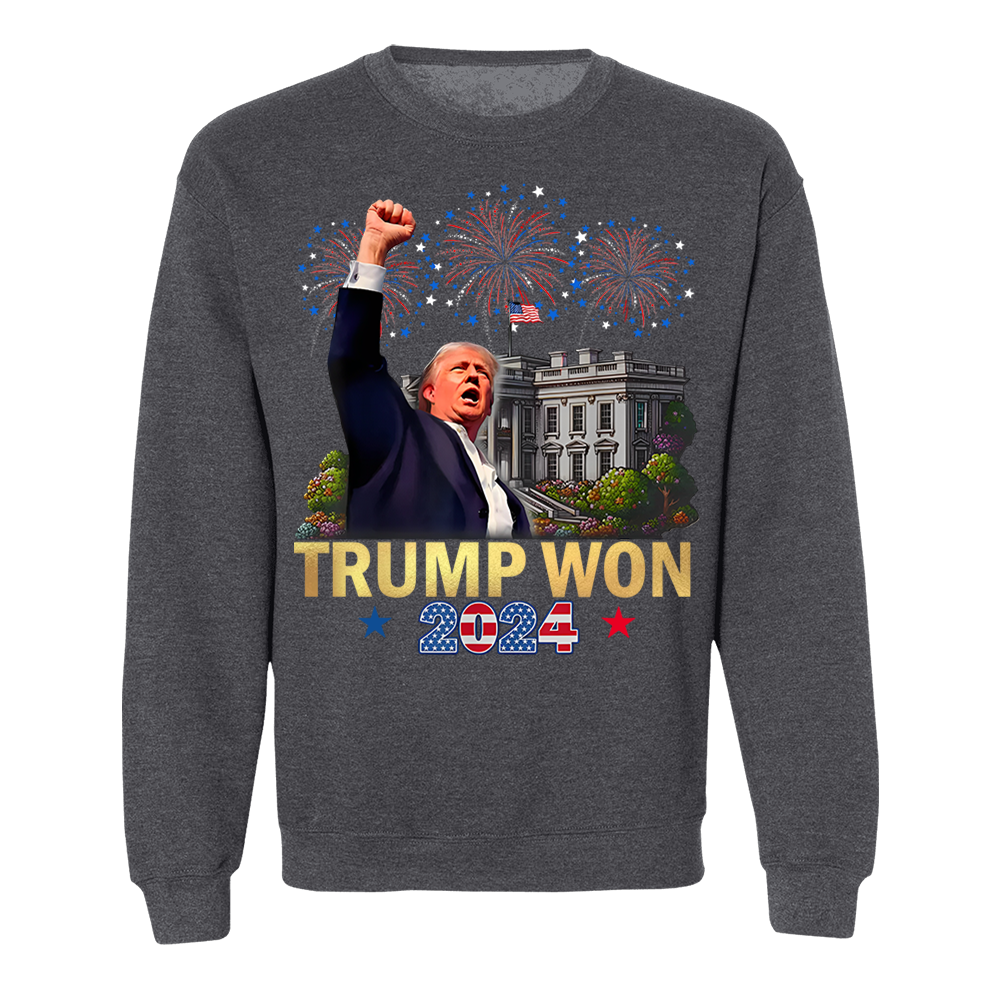 We Won, TRUMP won, Trump 47th President, Funny Donald Trump Designs