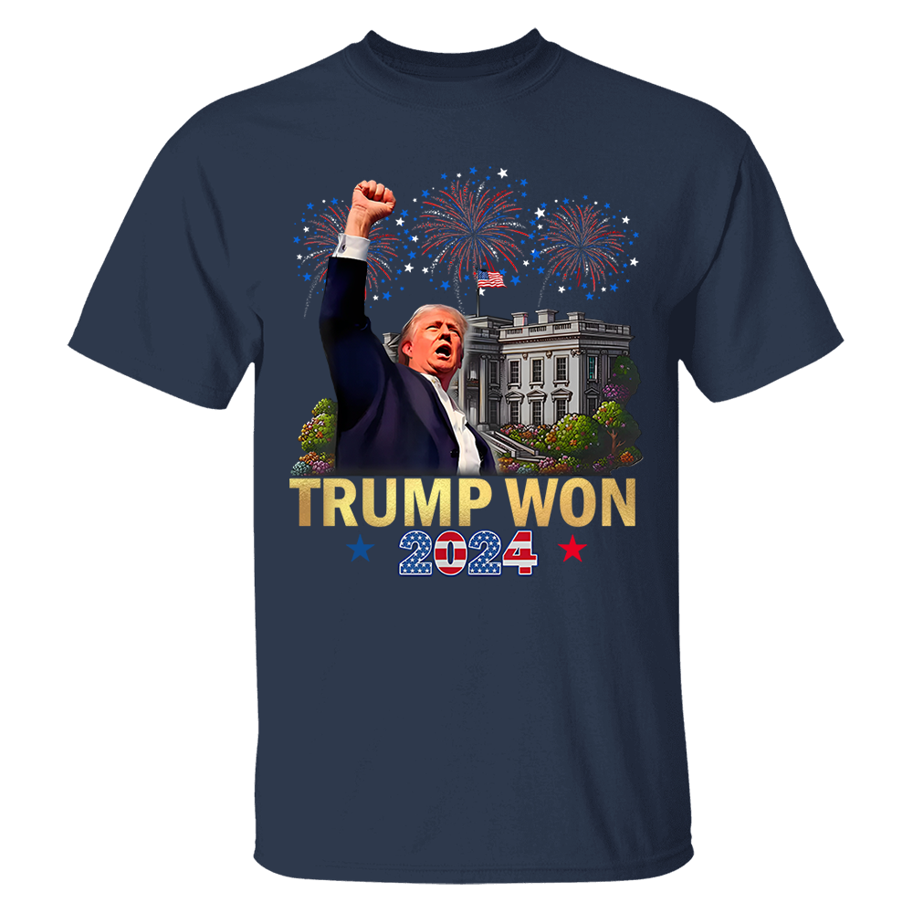 We Won, TRUMP won, Trump 47th President, Funny Donald Trump Designs
