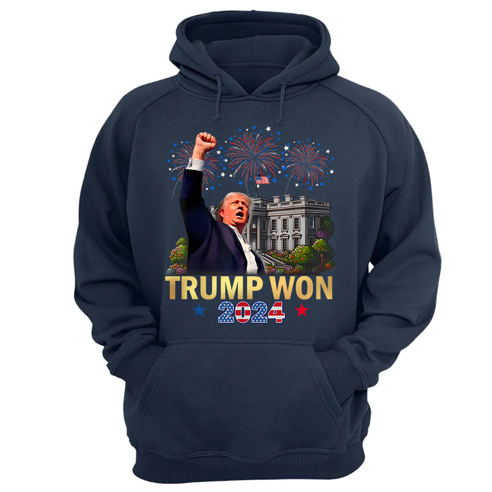 We Won, TRUMP won, Trump 47th President, Funny Donald Trump Designs