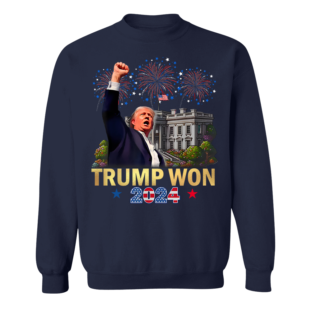 We Won, TRUMP won, Trump 47th President, Funny Donald Trump Designs