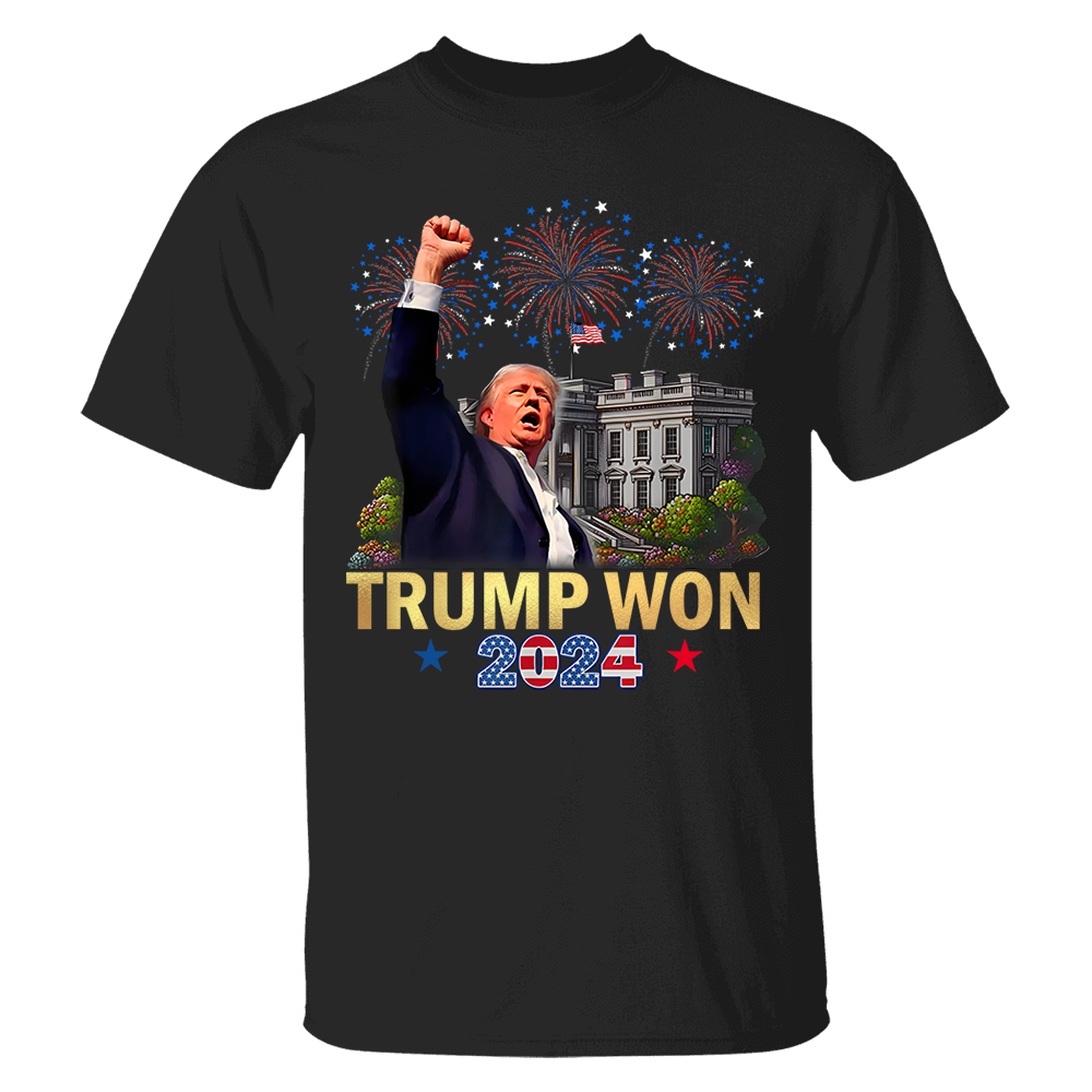 We Won, TRUMP won, Trump 47th President, Funny Donald Trump Designs