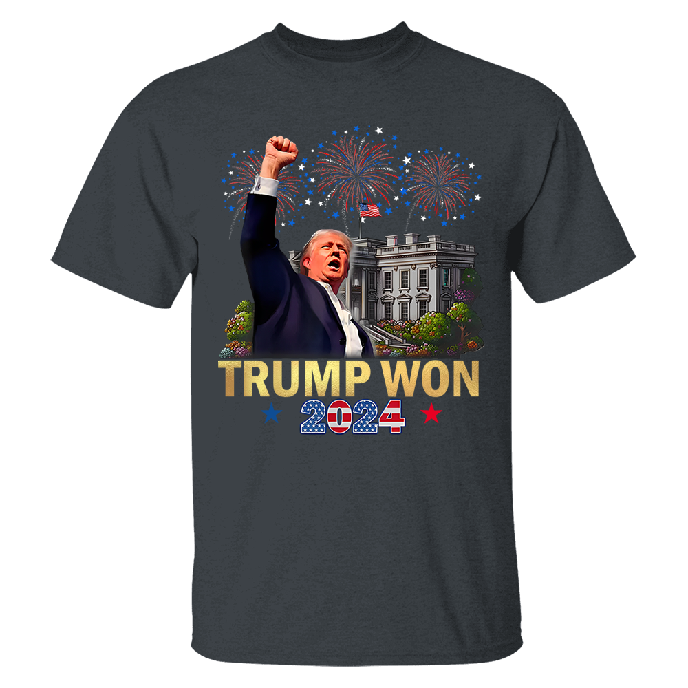 We Won, TRUMP won, Trump 47th President, Funny Donald Trump Designs