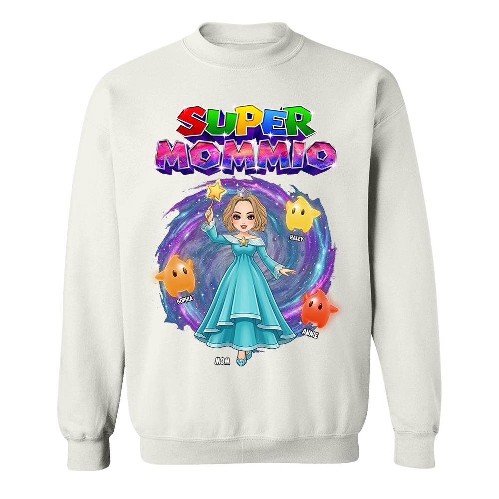 Super Mommio Galaxy Customized Shirt, Gift For Mommy Mama,Mother's Day Shirt Na02 Hv01