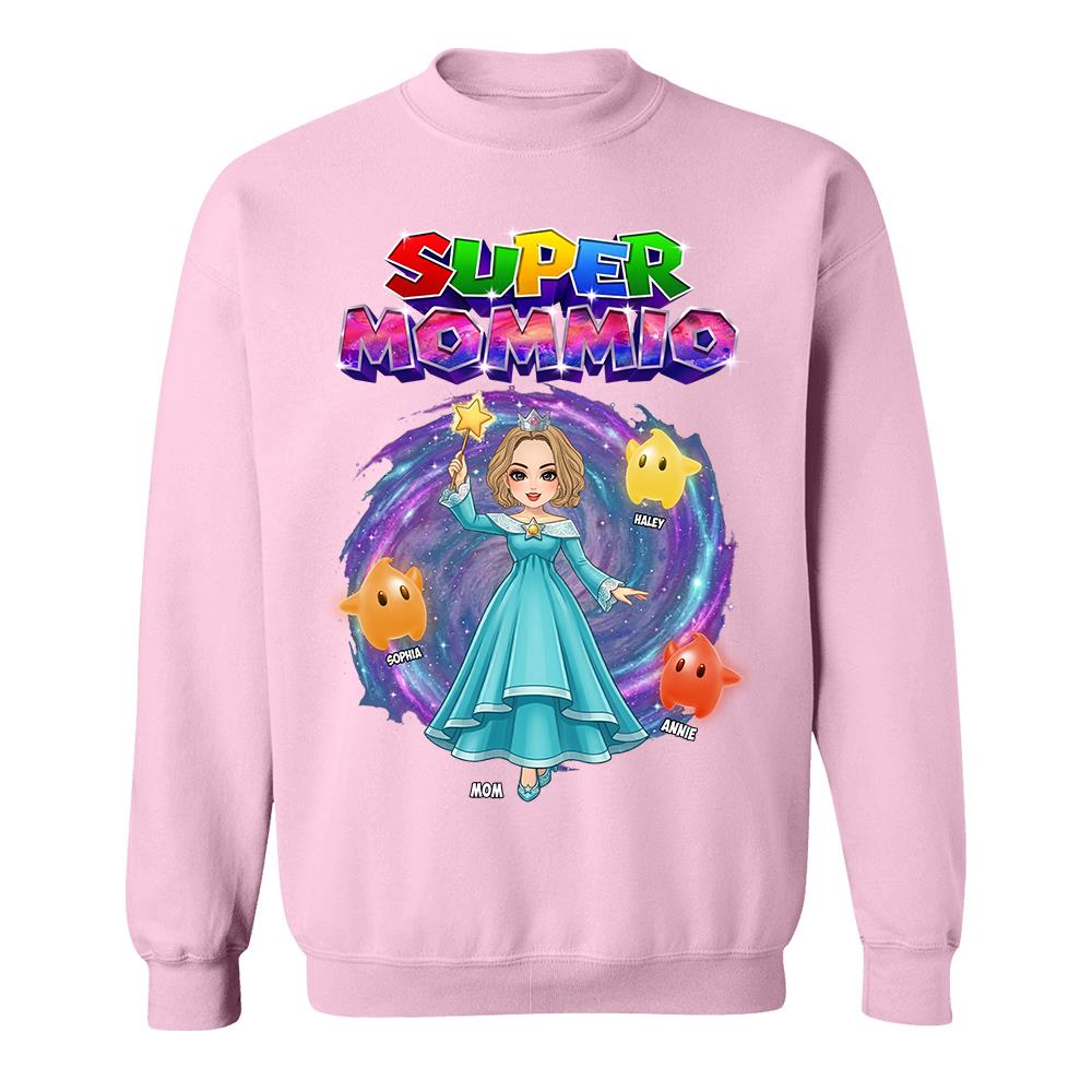 Super Mommio Galaxy Customized Shirt, Gift For Mommy Mama,Mother's Day Shirt Na02 Hv01